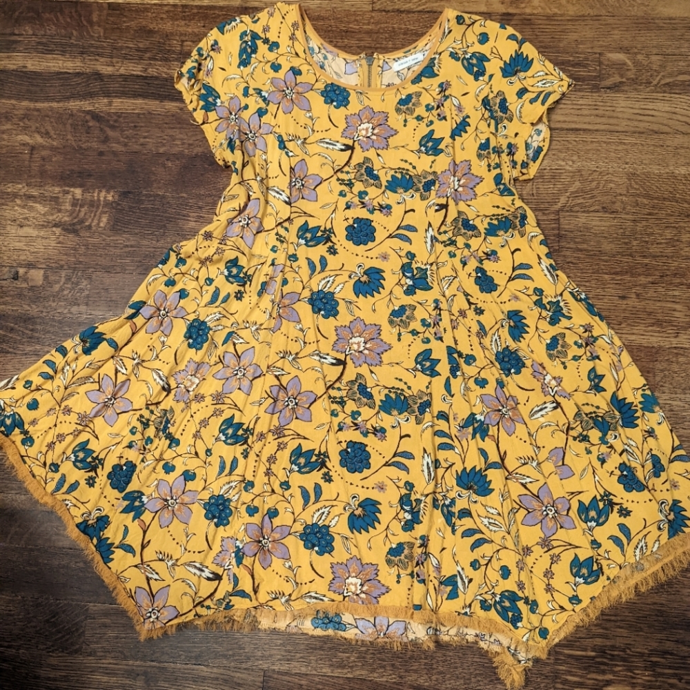 Yellow Floral Tunic